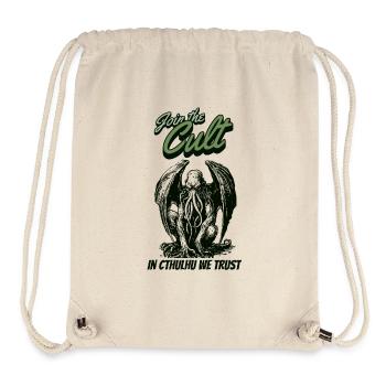 Join the Cult Cthulhu Kult Lovecraft Necronomicon - Stanley/Stella recycelter Gym Bag - Naturweiß - Vorne