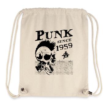 Punks Not Dead, Punk seit 1959, 65 Jahre alt und - Stanley/Stella recycelter Gym Bag - Naturweiß - Vorne
