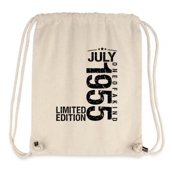Birthday July 1955 July born in July 19 - Stanley/Stella Recycled Gym Bag - natural - Front