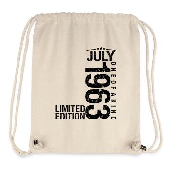 Birthday July 1963 July born in July 19 - Stanley/Stella Recycled Gym Bag - natural - Front