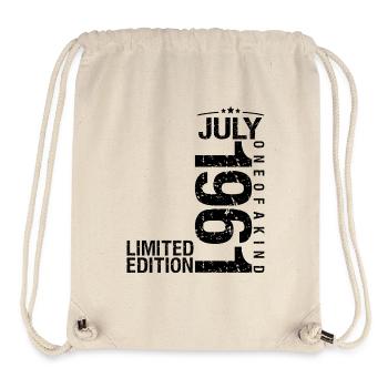 Birthday July 1961 July born in July 19 - Stanley/Stella Recycled Gym Bag - natural - Front