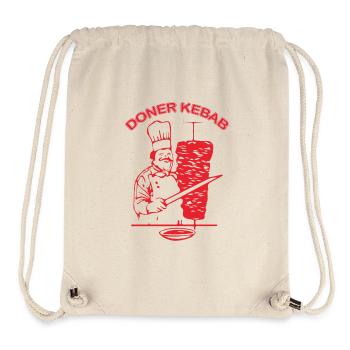 Doner kebab - Sac à cordon recyclé Stanley/Stella - blanc naturel - Devant