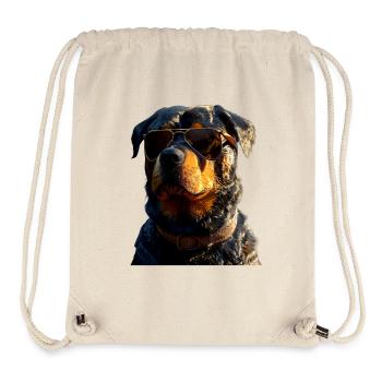 Rottweiler Hunde Liebe Stolze Rottweiler Liebhaber - Stanley/Stella recycelter Gym Bag - Naturweiß - Vorne