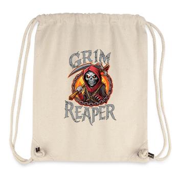 SKULL, GRIM REAPER - Stanley/Stella Recycled Gym Bag - natural - Front