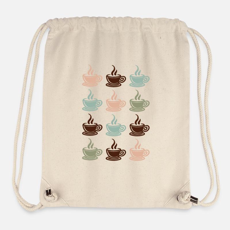 Kaffee - Stanley/Stella recycelter Gym Bag - Naturweiß