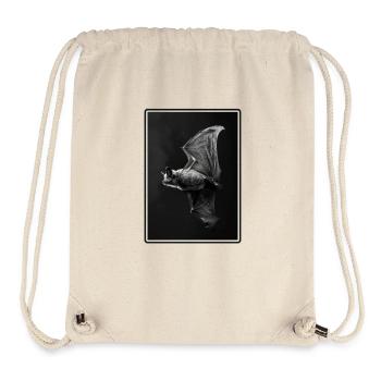 Bat Fledermäuse Fledermaus - Stanley/Stella recycelter Gym Bag - Naturweiß - Vorne