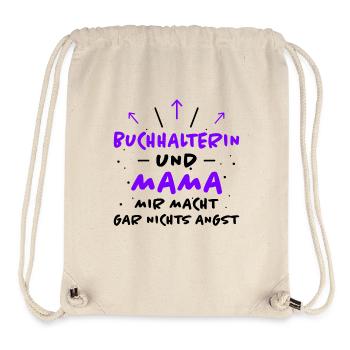 Buchhalterin Spruch Lustiges Buchhalterin Geschenk - Stanley/Stella recycelter Gym Bag - Naturweiß - Vorne