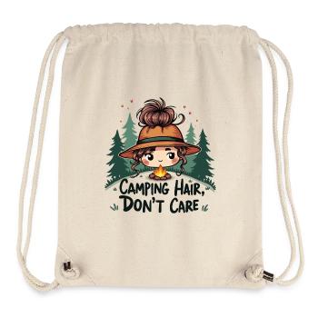 CAMPING HAIR, DON'T CARE - Stanley/Stella Recycled Gym Bag - natural - Front
