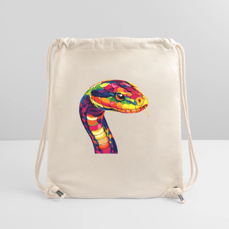 Serpent Python Cobra Mamba Serpent à sonnettes Serpent Sac à cordon recyclé Stanley/Stella