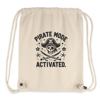 Pirate Mode Activated - Stanley/Stella Recycled Gym Bag - natural - Front