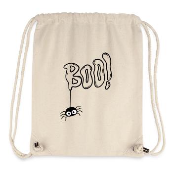Boo Halloween Spinne - Stanley/Stella recycelter Gym Bag - Naturweiß - Vorne