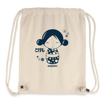 Kokeshi Doll - Stanley/Stella Recycled Gym Bag - natural - Front