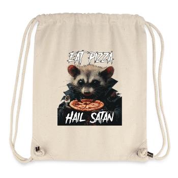 Funny opossum with saying - Stanley/Stella Recycled Gym Bag - natural - Front