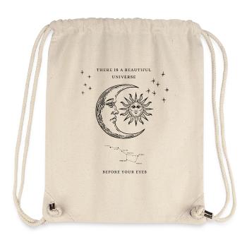 Astrologisches-Universums Zodiac White - Stanley/Stella recycelter Gym Bag - Naturweiß - Vorne