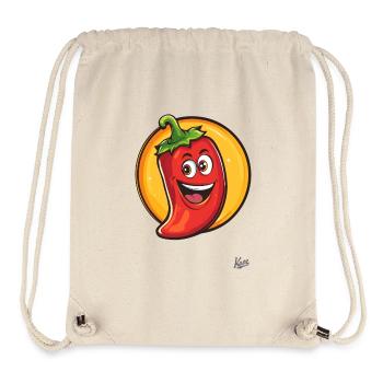 Hello! Funny spicy pepperoni - Stanley/Stella Recycled Gym Bag - natural - Front