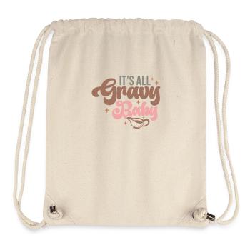 Alles läuft glatt Baby Thanksgiving Design - Stanley/Stella recycelter Gym Bag - Naturweiß - Vorne