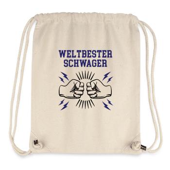 Schwager Brother In Law Bester Bruder - Stanley/Stella recycelter Gym Bag - Naturweiß - Vorne