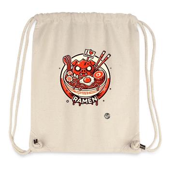Japanischer Ramen Eier Speck und Schweinefleisch - Stanley/Stella recycelter Gym Bag - Naturweiß - Vorne
