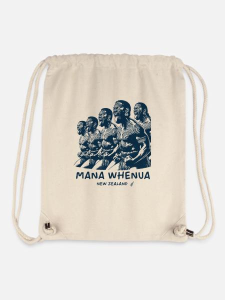Neuseeland Maori Krieger - Stanley/Stella recycelter Gym Bag - Naturweiß