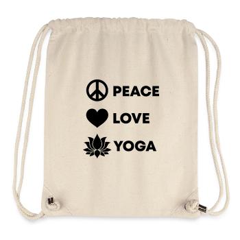 Yoga Meditation Spa - Stanley/Stella Recycled Gym Bag - natural - Front