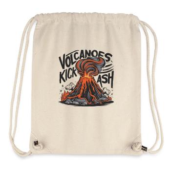 Vulkan – Asche, Lava und Feuer - Stanley/Stella recycelter Gym Bag - Naturweiß - Vorne
