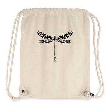 Elegante Libelle - Stanley/Stella recycelter Gym Bag - Naturweiß - Vorne