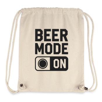 Beer Mode On Bierspruch Trinkspruch - Stanley/Stella recycelter Gym Bag - Naturweiß - Vorne