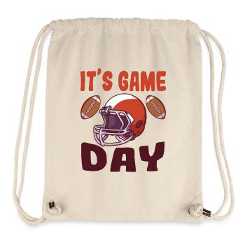 Tackle Footballer It's Game Football - Stanley/Stella Recycled Gym Bag - natural - Front