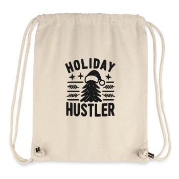 Holiday Hustler - Stanley/Stella Recycled Gym Bag - natural - Front