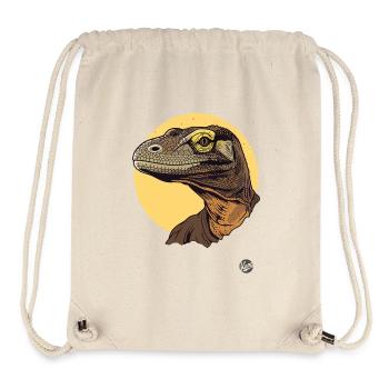 Un varan cool - Sac à cordon recyclé Stanley/Stella - blanc naturel - Devant