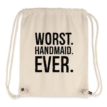 worst handmaid ever - Stanley/Stella Recycled Gym Bag - natural - Front