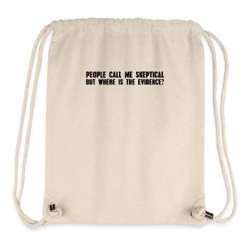 Leute Nennen Mich Skeptisch Debatte Wissenschaft - Stanley/Stella recycelter Gym Bag - Naturweiß - Vorne
