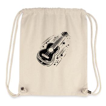 Ukulele Zeichnung - Stanley/Stella recycelter Gym Bag - Naturweiß - Vorne