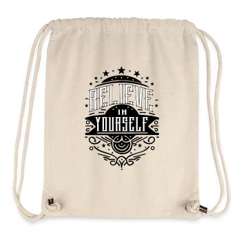 Believe in Yourself – Motivierendes Design - Stanley/Stella recycelter Gym Bag - Naturweiß - Vorne