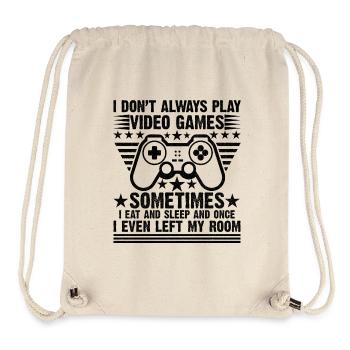 Ich spiele nicht immer Videospiele - Stanley/Stella recycelter Gym Bag - Naturweiß - Vorne