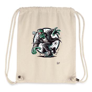 The Green Cyclops Undead Zombie Monster - Stanley/Stella Recycled Gym Bag - natural - Front