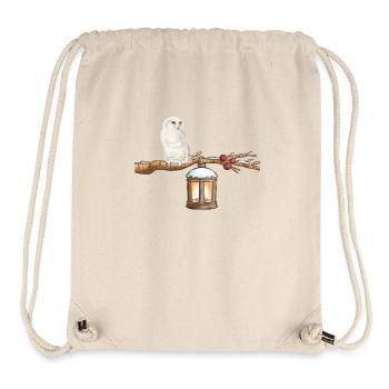 Winter-Eule Winter Owl - Stanley/Stella Recycled Gym Bag - natural - Front