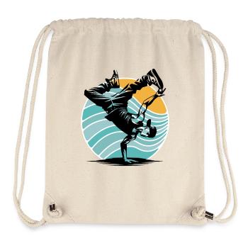 Breakdancing - Stanley/Stella Recycled Gym Bag - natural - Front