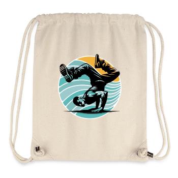 Breakdance - Stanley/Stella recycelter Gym Bag - Naturweiß - Vorne