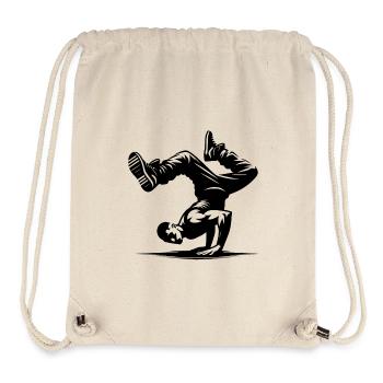 Breakdancing - Stanley/Stella Recycled Gym Bag - natural - Front