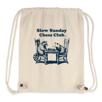 Slow Sunday Chess Club - Stanley/Stella Recycled Gym Bag - natural - Front