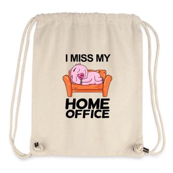 Home Office Spruch lustig - Stanley/Stella recycelter Gym Bag - Naturweiß - Vorne