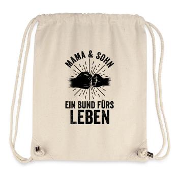 Mutter Mama Und Sohn - Stanley/Stella recycelter Gym Bag - Naturweiß - Vorne