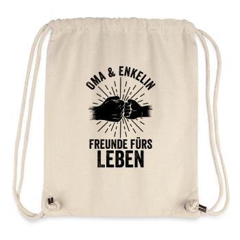 Großmutter Enkelin Oma - Stanley/Stella recycelter Gym Bag - Naturweiß - Vorne