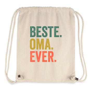 Großmutter Oma - Stanley/Stella recycelter Gym Bag - Naturweiß - Vorne