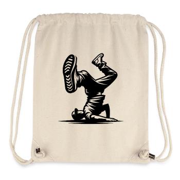 Breakdancing - Stanley/Stella Recycled Gym Bag - natural - Front