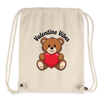 Valentine Vibes für verliebte zu Valentinstag - Stanley/Stella recycelter Gym Bag - Naturweiß - Vorne