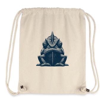 Grumpy chameleon - Stanley/Stella Recycled Gym Bag - natural - Front