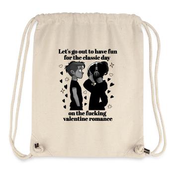 Fucking valentine romance funny - Stanley/Stella Recycled Gym Bag - natural - Front