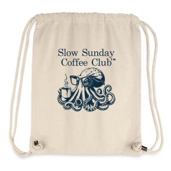 Slow Sunday Octopus Coffee - Stanley/Stella recycelter Gym Bag - Naturweiß - Vorne